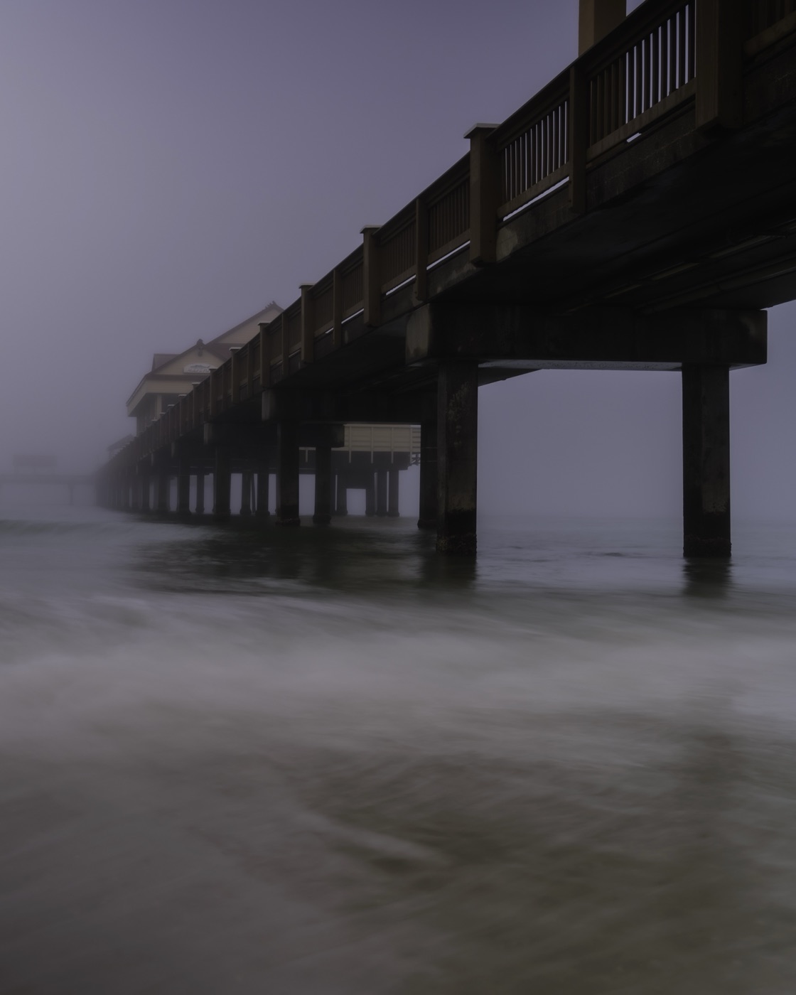 Pier in Fog, Tampa Bay, Florida — fine art print